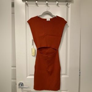 Aritzia cutout mini dress - NWT